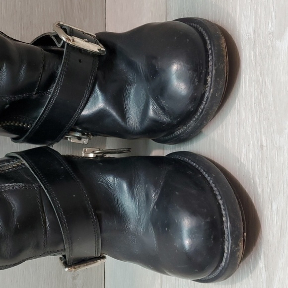 Chloé Womens Tall Riding Leather Heels Boots shoes sz EUR 38/8 - Picture 5 of 16